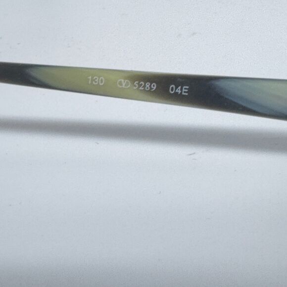 Valentino Eyeglasses mod V 5289 04E Brown Horn Rx frame only 48-15 130 H16074 - Picture 5 of 7